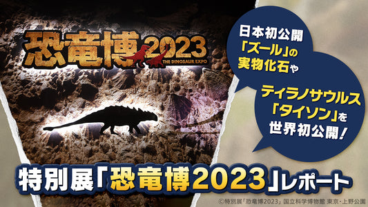 日本初上陸、世界初公開の化石で“攻守”の進化を読み解く「恐竜博2023」レポート
