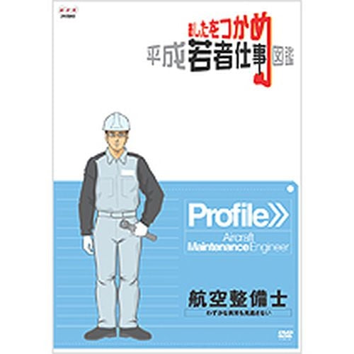 あしたをつかめ 平成若者仕事図鑑 航空整備士 わずかな異常も見逃さない DVD