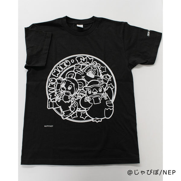 にこにこ、ぷん コットンTシャツ スモークブラック - NHKグループ公式 にこにこ、ぷん コットンTシャツ スモークブラック - NHKグループ公式